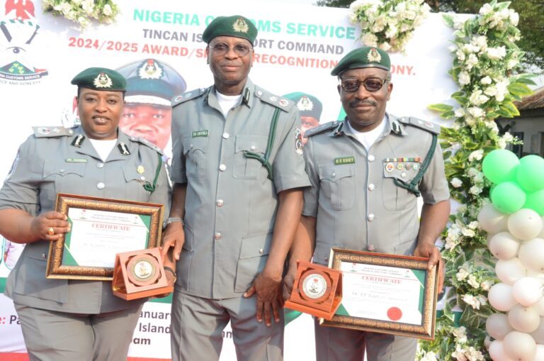 Onyeka’s Reverberating Year 2025 N1.6Trillion Revenue Collection Feat at TinCan Customs, A Tour De Force … Honours Deserving Officers of High Performance Standing